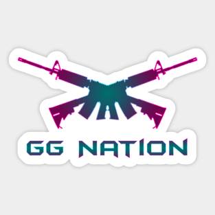 GG Nation Cotton Candy Sticker